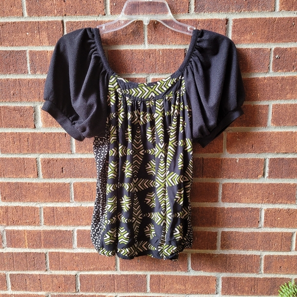 ANTHRO MAEVE Cantina Puff Sleeve Top - Picture 4 of 4